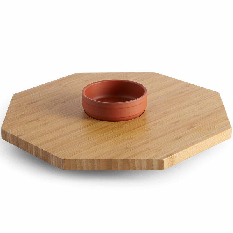 Symple Stuff Aleksandra Rotating Chip and Dip Platter Wayfair.co.uk